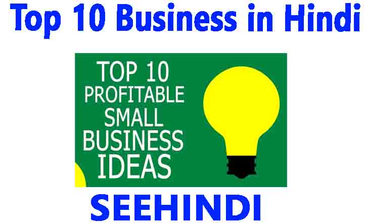 Top 10 Business Idea In Hindi